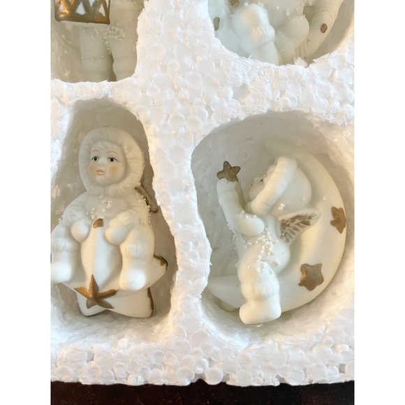 Vintage Snow Babies Set of Angel Ornaments - Picture 5 of 6